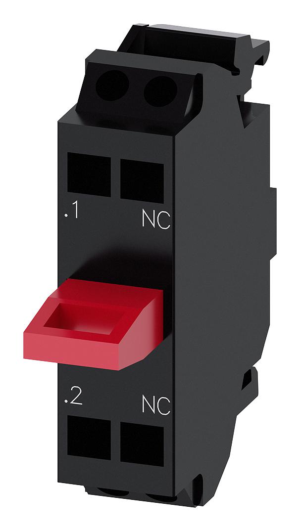 3SU1400-2AA10-3MA0 SW CONTACT BLOCK, 1P, 10A, 110VAC/SPRING SIEMENS