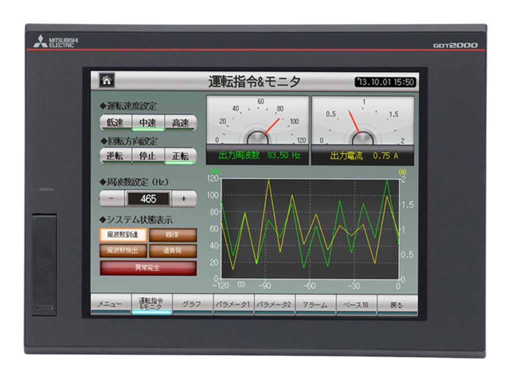 GT2715-XTBD GRAPHIC TERMINAL, 1024X768P, XGA TFT LCD MITSUBISHI