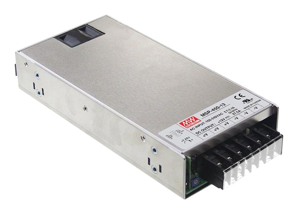 MSP-450-15 POWER SUPPLY, AC-DC, 15V, 30A MEAN WELL