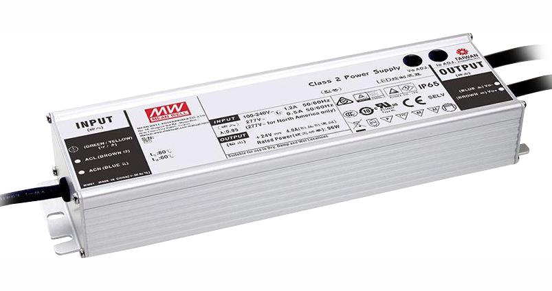 HLG-100H-54AB LED DRIVER, CONST CURRENT/VOLT, 95.58W MEAN WELL