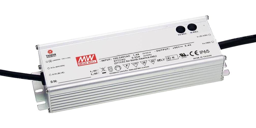 HLG-120H-54 LED DRIVER, CONST CURRENT/VOLT, 124.2W MEAN WELL