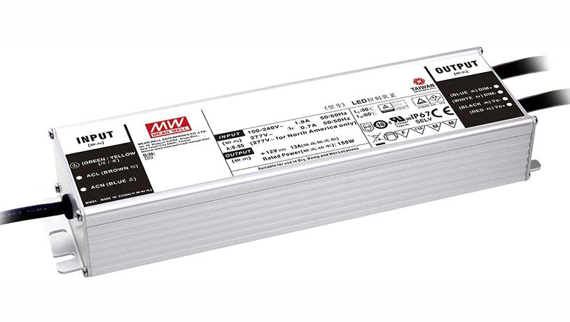 HLG-185H-24AB LED DRIVER, CONST CURRENT/VOLT, 187.2W MEAN WELL