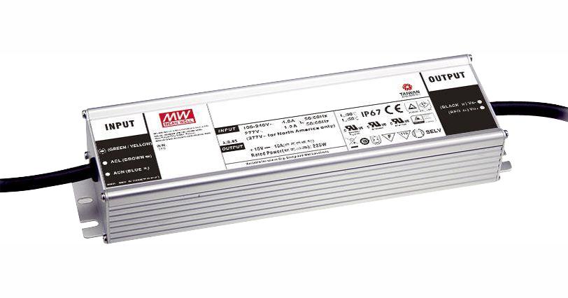HLG-240H-30 LED DRIVER, CONSTANT CURRENT/VOLT, 240W MEAN WELL