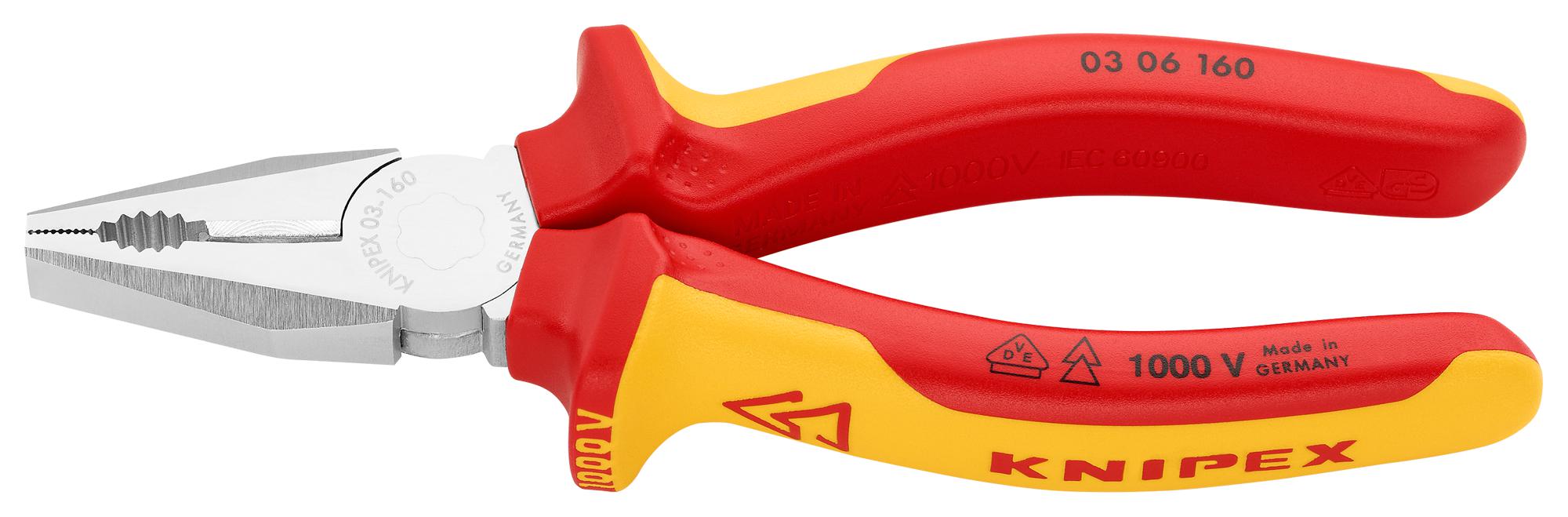 03 06 160 COMBINATION PLIER KNIPEX