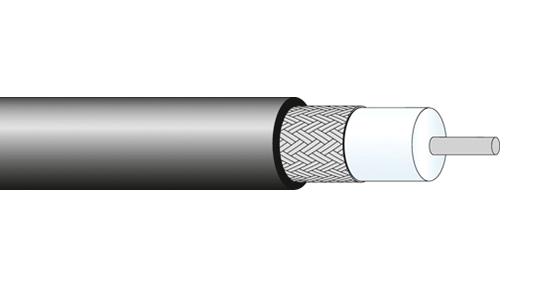 22511913 COAX CABLE WIRE, 1.8MM, 50 OHM, 1M HUBER+SUHNER