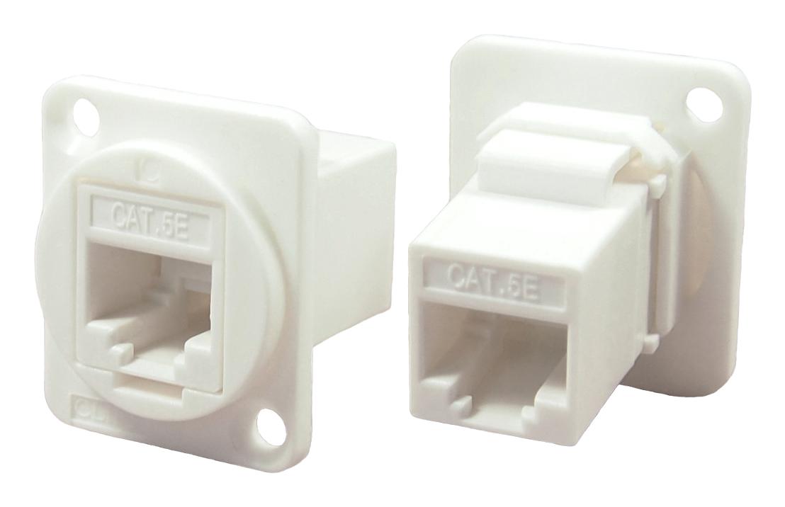 CP30220XW ADAPTOR, RJ45 8P JACK-JACK, CAT5E CLIFF ELECTRONIC COMPONENTS