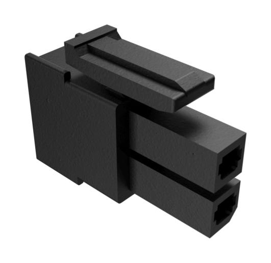 10142707-02LF WTB HOUSING, RCPT, 2POS, 2ROW AMPHENOL ICC
