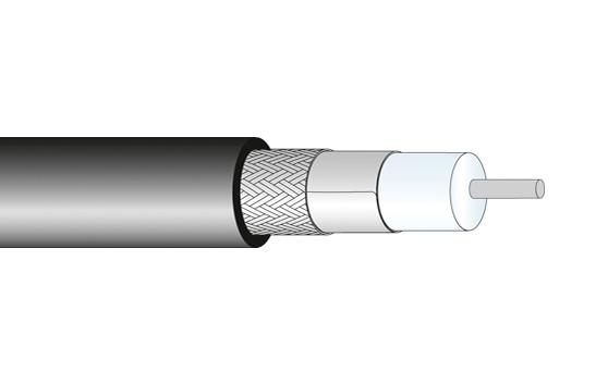 84102703 COAX CABLE WIRE, 10.25MM, 50 OHM, 1M HUBER+SUHNER