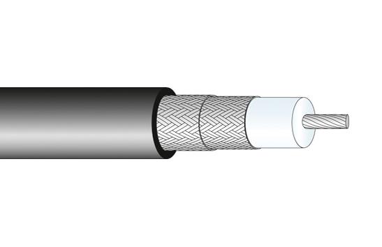 85087103 COAX CABLE WIRE, 3.16MM, 50 OHM, 1M HUBER+SUHNER