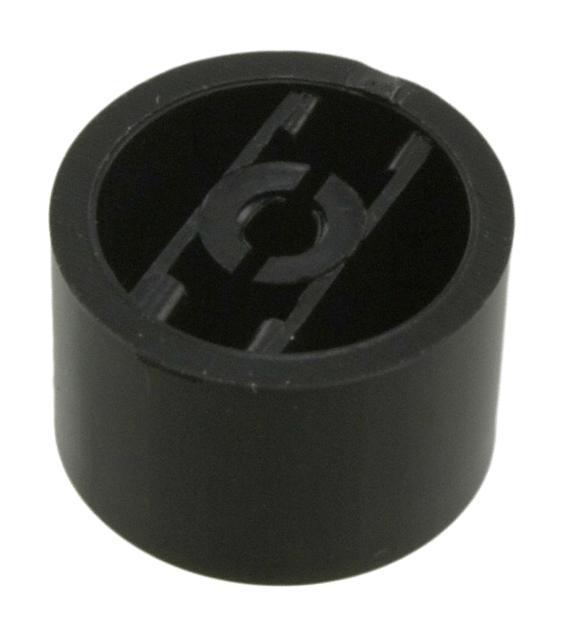 140000480090 PUSHBUTTON SWITCH CAP, BLACK NIDEC COPAL ELECTRONICS