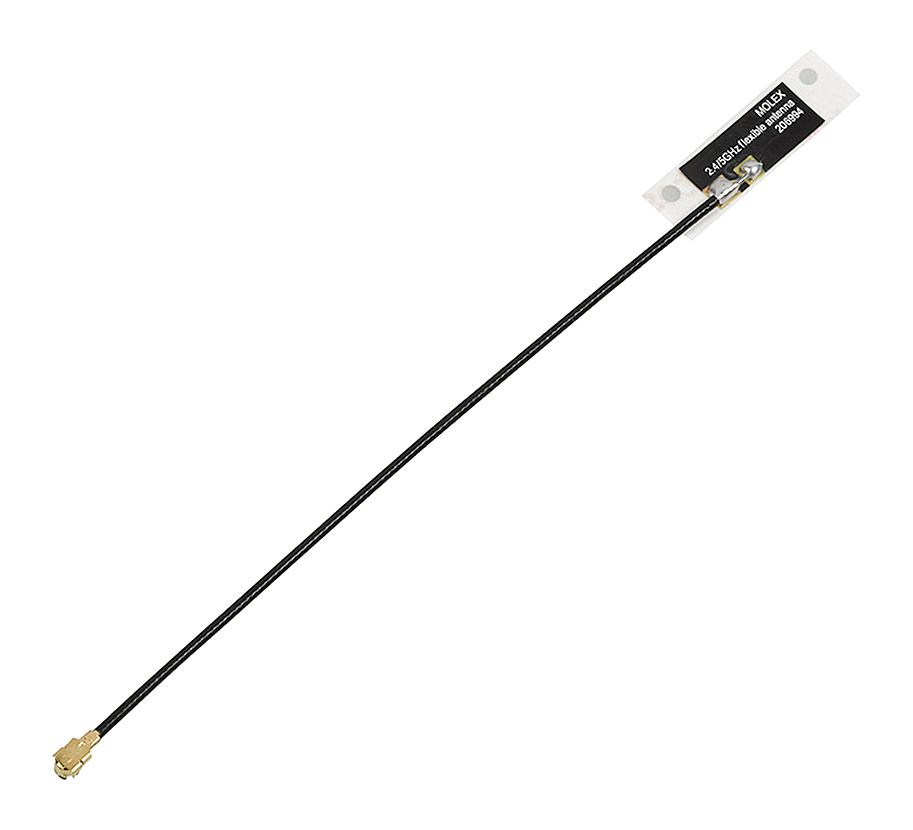 206994-1100 WIFI ANTENNA, 5.15-5.85GHZ, 3.6DBI MOLEX