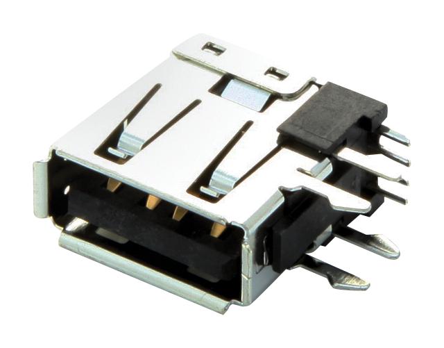 67329-8000 USB CONN, 2.0 TYPE A, RCPT, 4POS, TH MOLEX