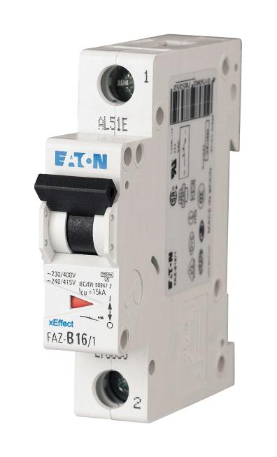 FAZ-S2/1 MCB, 2A, S-TYPE, SP, 10KA EATON MOELLER