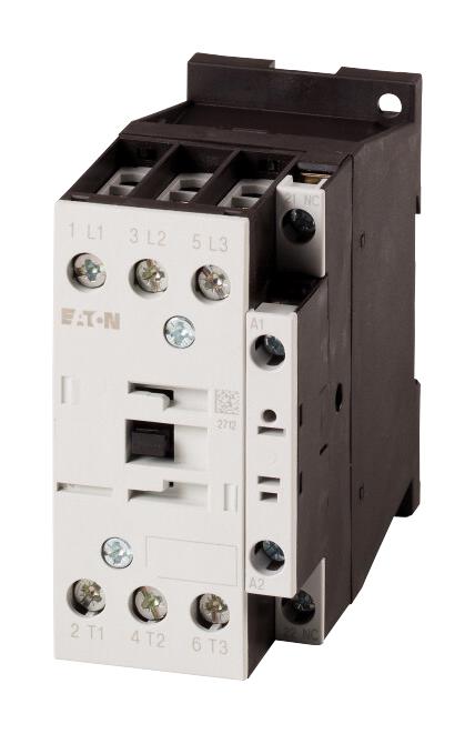 DILM25-01(RDC24) CONTACTOR, 3-POLE+1N/C, 11KW EATON MOELLER
