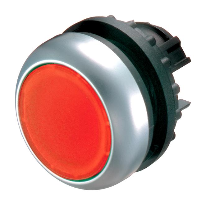 M22-DRL-R ILL MTN PB SIL-BZL FLSH RED EATON MOELLER