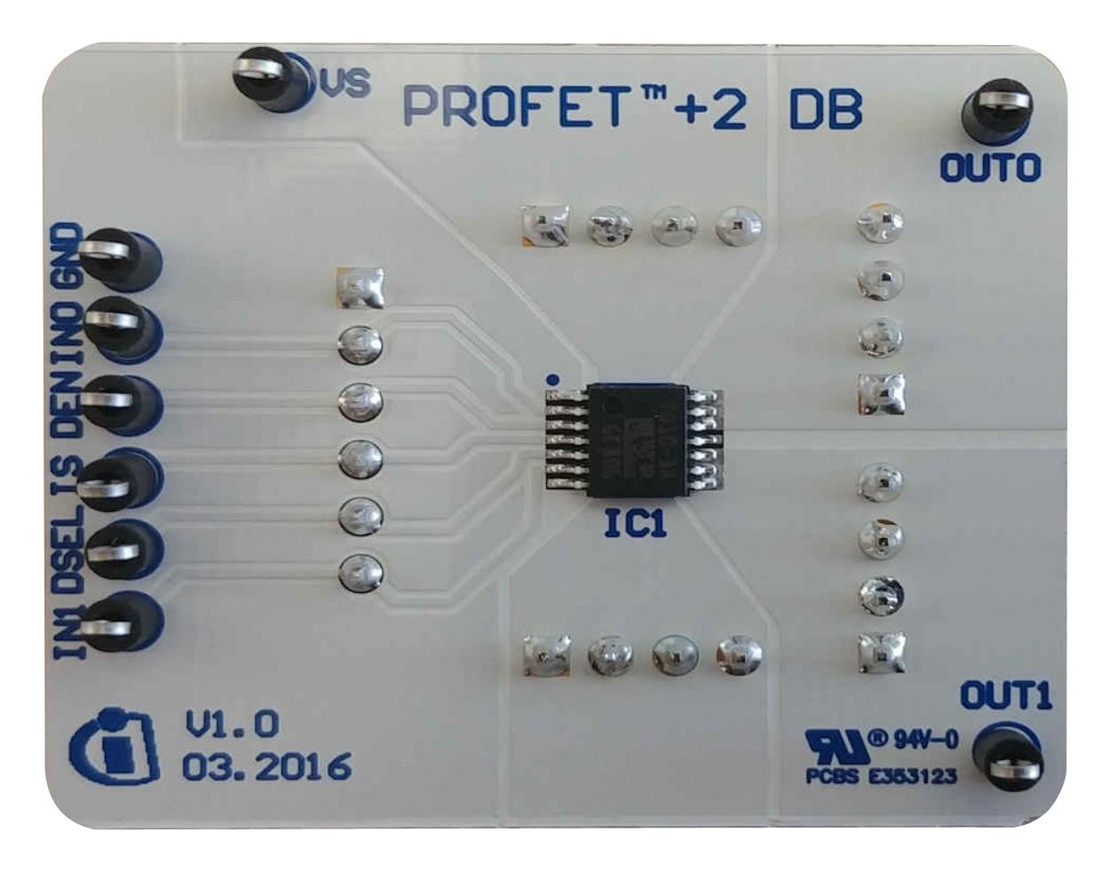 BTS72004EPADAUGHBRDTOBO1 DAUGHTER BOARD, PROFET+2 12V MOTHERBOARD INFINEON