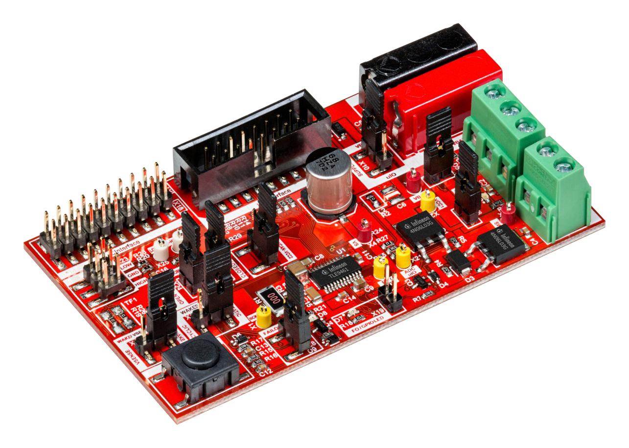 LITELDOSBCV33BOARDTOBO1 EVAL BOARD, SYSTEM BASIS CHIP INFINEON