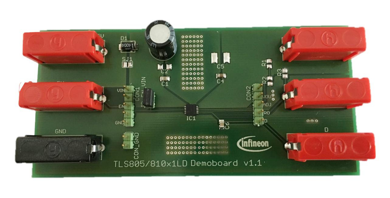 TLS805B1LDVBOARDTOBO1 DEMO BOARD, LOW DROPOUT LINEAR REGULATOR INFINEON