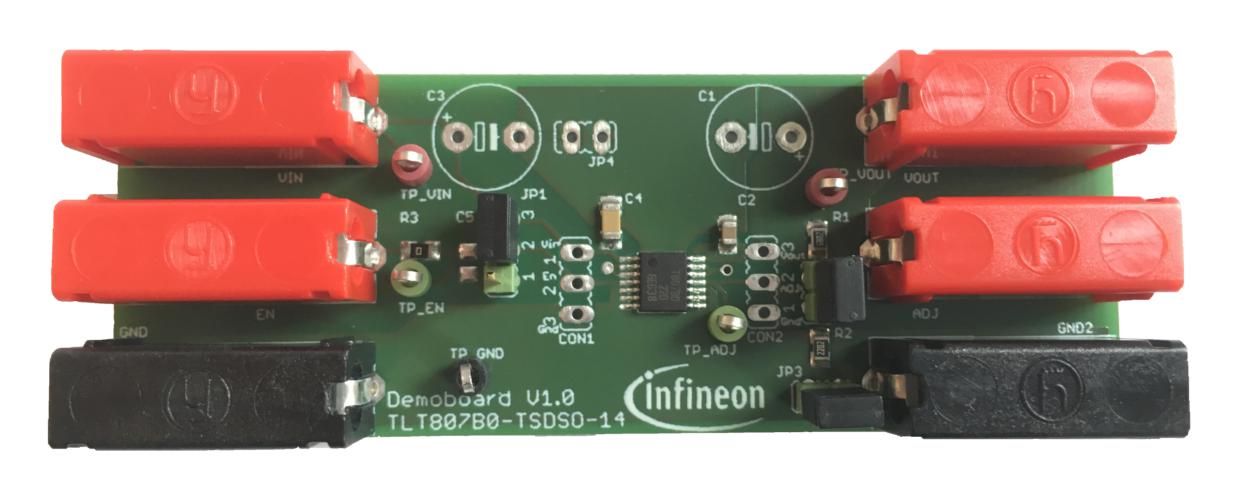 TLT807B0EPVBOARDTOBO1 DEMO BOARD, LOW DROPOUT LINEAR REGULATOR INFINEON