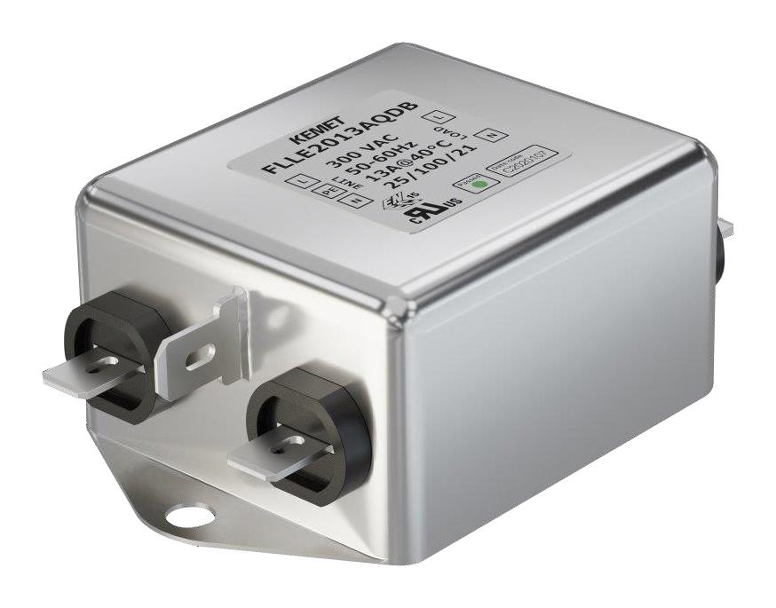 FLLE2001AQDB POWER LINE FILTER, STANDARD, 1A, 300V KEMET