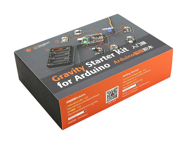KIT0111 GRAVITY STARTER KIT, 8BIT AVR MCU DFROBOT