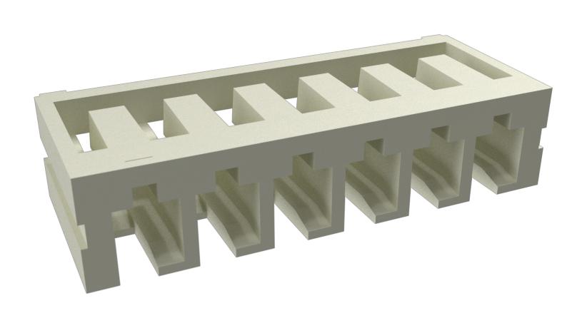10156616-0700LF CONNECTOR HOUSING, RCPT, 7POS, 2.5MM AMPHENOL ICC