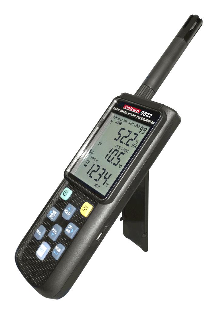 SEFRAM9822 DATA LOGGER, HYGRO-THERMOMETER, 32000 SEFRAM