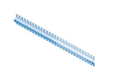 8MF4922 SERRATED BAR, U SHAPE, 600MM SIEMENS