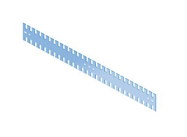 8MF4933 SERRATED BAR, Z SHAPE, 800MM SIEMENS