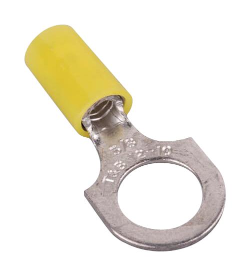 7TAI029820R0033 TERMINAL, RING TONGUE, 1/2", YELLOW ABB