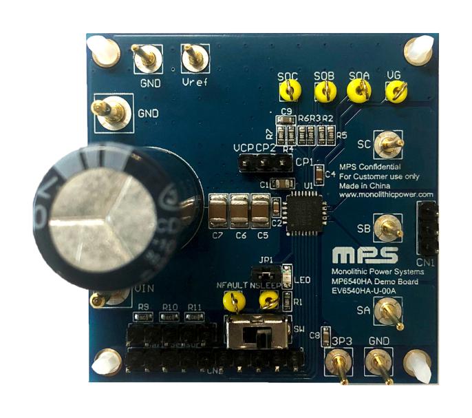 EV6540HA-U-00A EVAL BOARD, 3-PHASE BLDC MOTOR DRIVER MONOLITHIC POWER SYSTEMS (MPS)