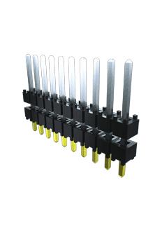 DW-02-09-T-D-375 STACKING CONN, HEADER, 4POS, 2ROW SAMTEC