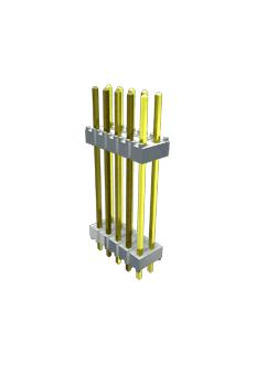 HW-02-09-L-D-419-SM STACKING CONN, HEADER, 4POS, 2ROW SAMTEC