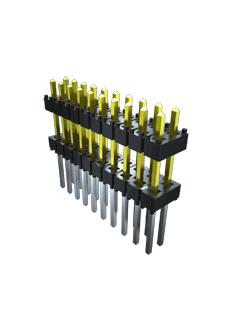 EW-06-10-G-D-400 STACKING CONN, HEADER, 12POS, 2ROW SAMTEC