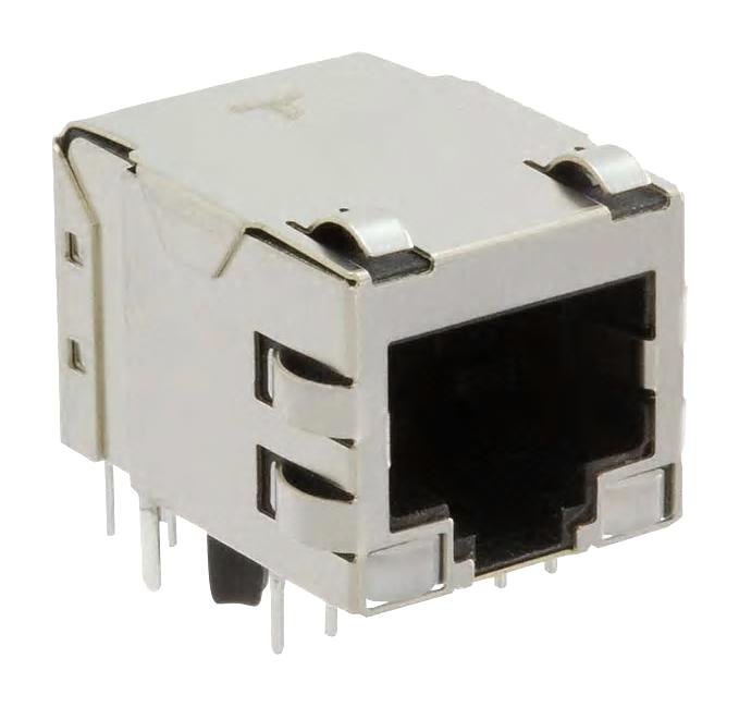 7499111001A RJ45 CONN, JACK, 8P8C, 1PORT, TH WURTH ELEKTRONIK