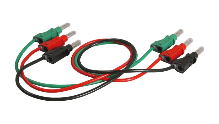 TL 9120 TEST LEAD SET, BANANA PLUG, 500MM, 3PC B&K PRECISION