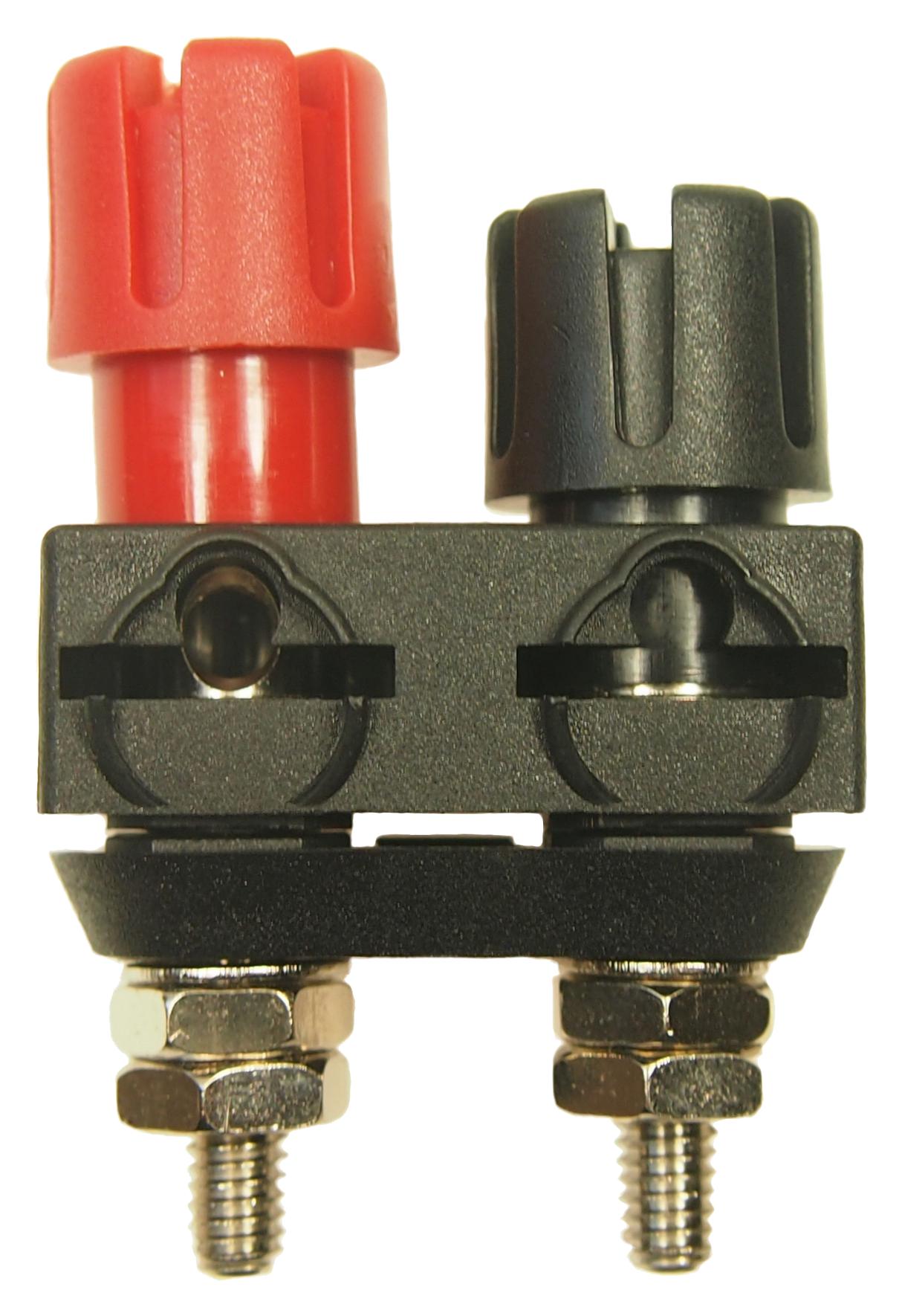 MP770669 BINDING POST, 30A, BLACK/RED, NICKEL MULTICOMP PRO