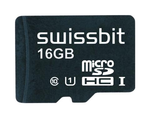 SFSD016GN1AM1TO-E-5E-221-STD MICROSDHC/SDXC FLASH MEMORY CARD, 16GB SWISSBIT