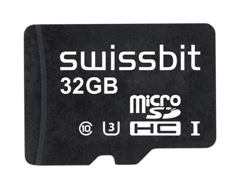 SFSD032GN1AM1TO-I-5E-221-STD MICROSDHC/SDXC FLASH MEMORY CARD, 32GB SWISSBIT