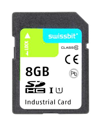 SFSD008GL2AM1TO-I-5E-22P-STD SDHC / SDXC FLASH MEMORY CARD, 8GB SWISSBIT
