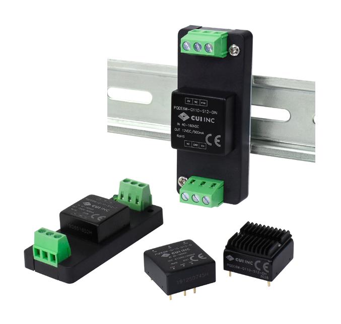 PQDE6W-Q110-S12-D DC-DC CONVERTER, 12V, 0.5A CUI