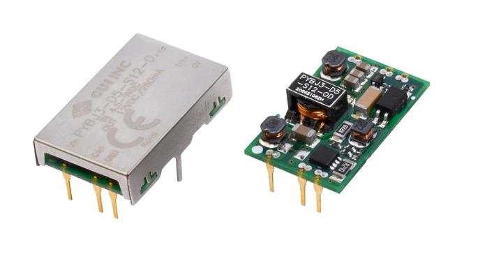PYBJ3-D24-S3-OD DC-DC CONVERTER, 3.3V, 0.6A CUI