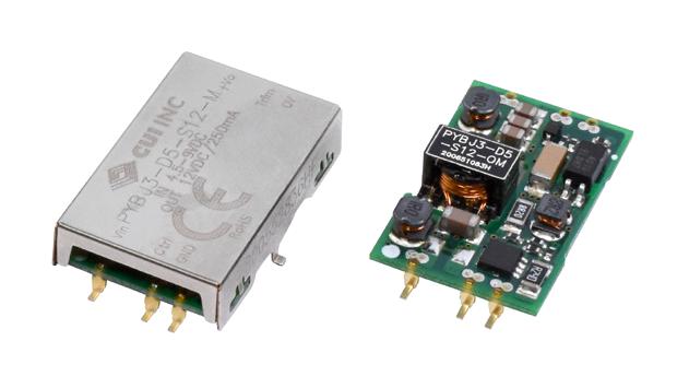 PYBJ3-D5-S5-M DC-DC CONVERTER, 5V, 0.6A CUI