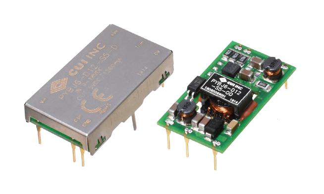 PYBJ6-D12-S15-D DC-DC CONVERTER, 15V, 0.4A CUI
