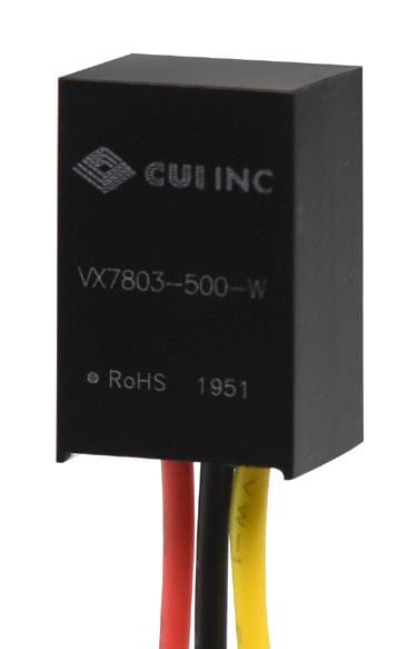 VX7812-500-W DC-DC CONVERTER, +/- 12V, 0.5A CUI