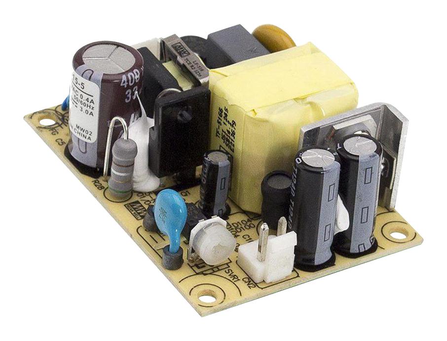 EPS-15-5 POWER SUPPLY, AC-DC, 5V, 3A, 15W MEAN WELL
