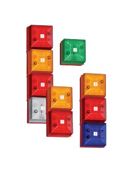 212893 BEACON, RED, FLASHING, 24VDC CLIFFORD AND SNELL