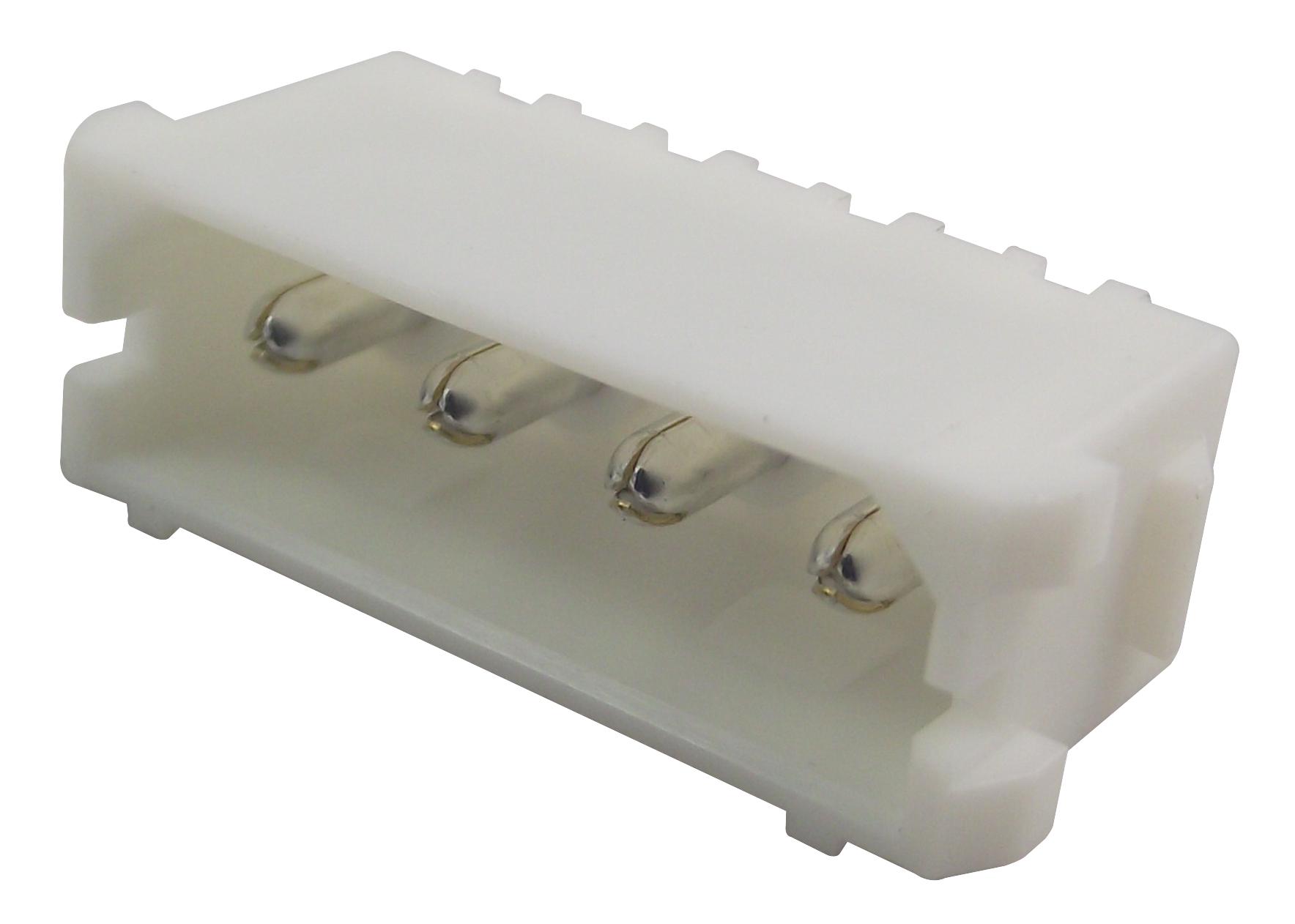 LC-04T HEADER, SHROUDED, TOP ENTRY JST (JAPAN SOLDERLESS TERMINALS)