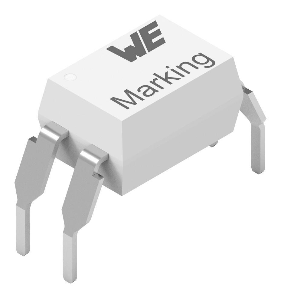 140817141010 OPTOCOUPLER, TRANSISTOR, 35V, DIP-4 WURTH ELEKTRONIK