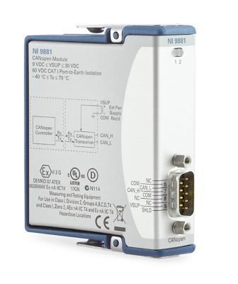 781673-02 CANOPEN INTERFACE MODULE, 1MBPS, 1 PORT NI